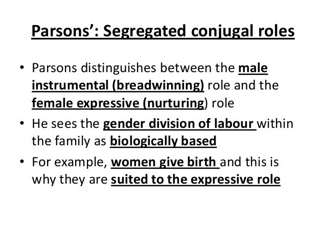 family roles traditional male roles in society